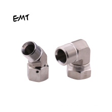 EMT bsp male female swivel adapter fittings ss 90 degree elbow hydraulic transition joint